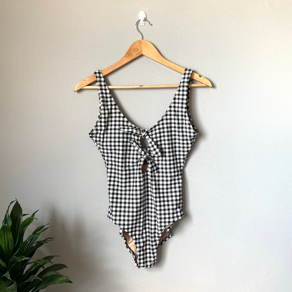 ONE PIECE SWIMSUIT GINGHAM - SMALL